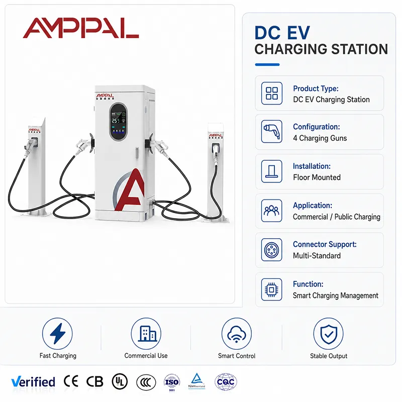 360kW Multi-Gun Ultra-Fast EV Charging Station for Highway Charging Hubs